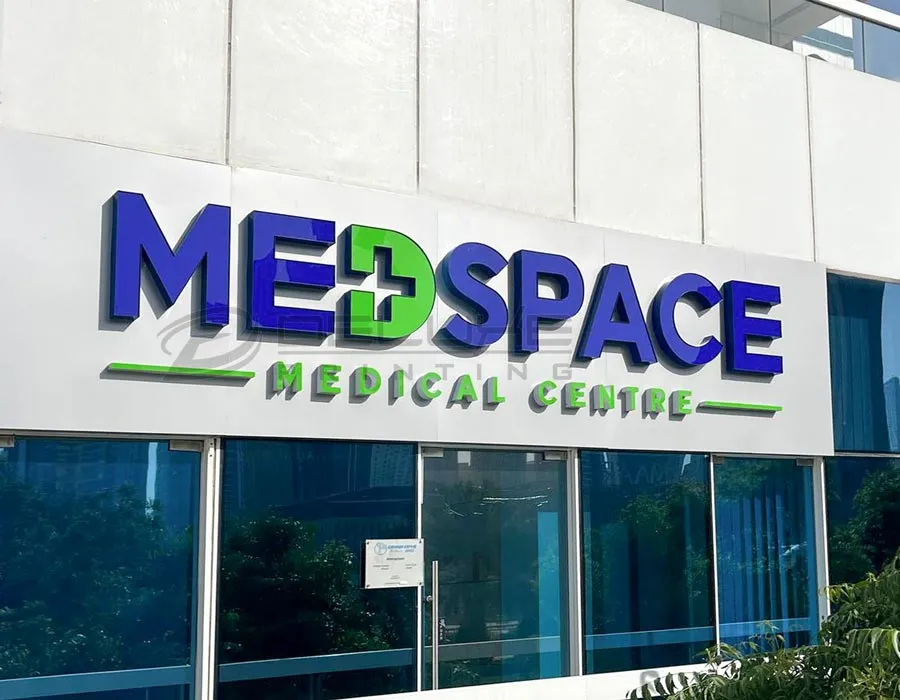 metal aluminum frontlit sign board mombasa