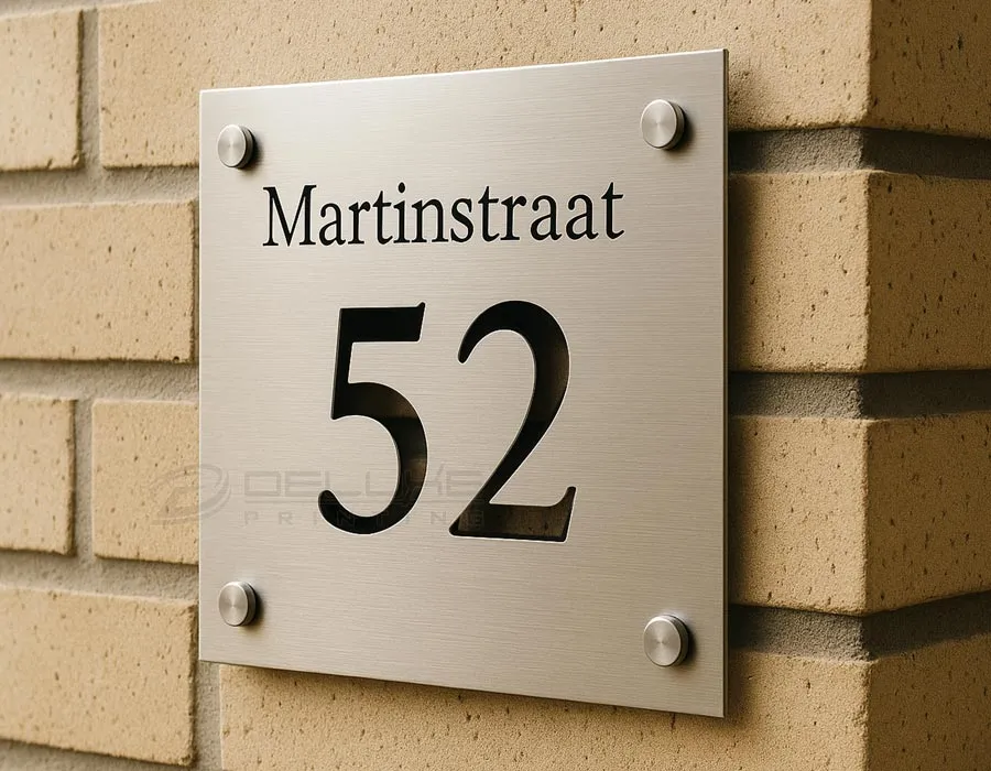 metal name plates dubai